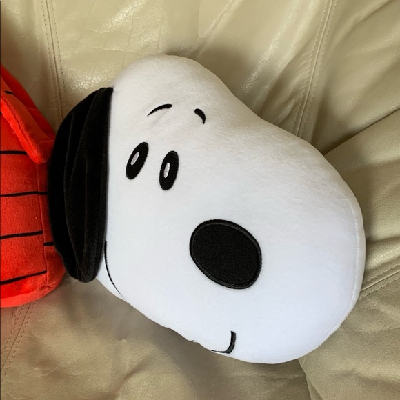 NEW Lot of 5 Snoopy Complete Set McDonald 2015 Plush Cushion Pillow Rare Limited - Picture 6 of 11